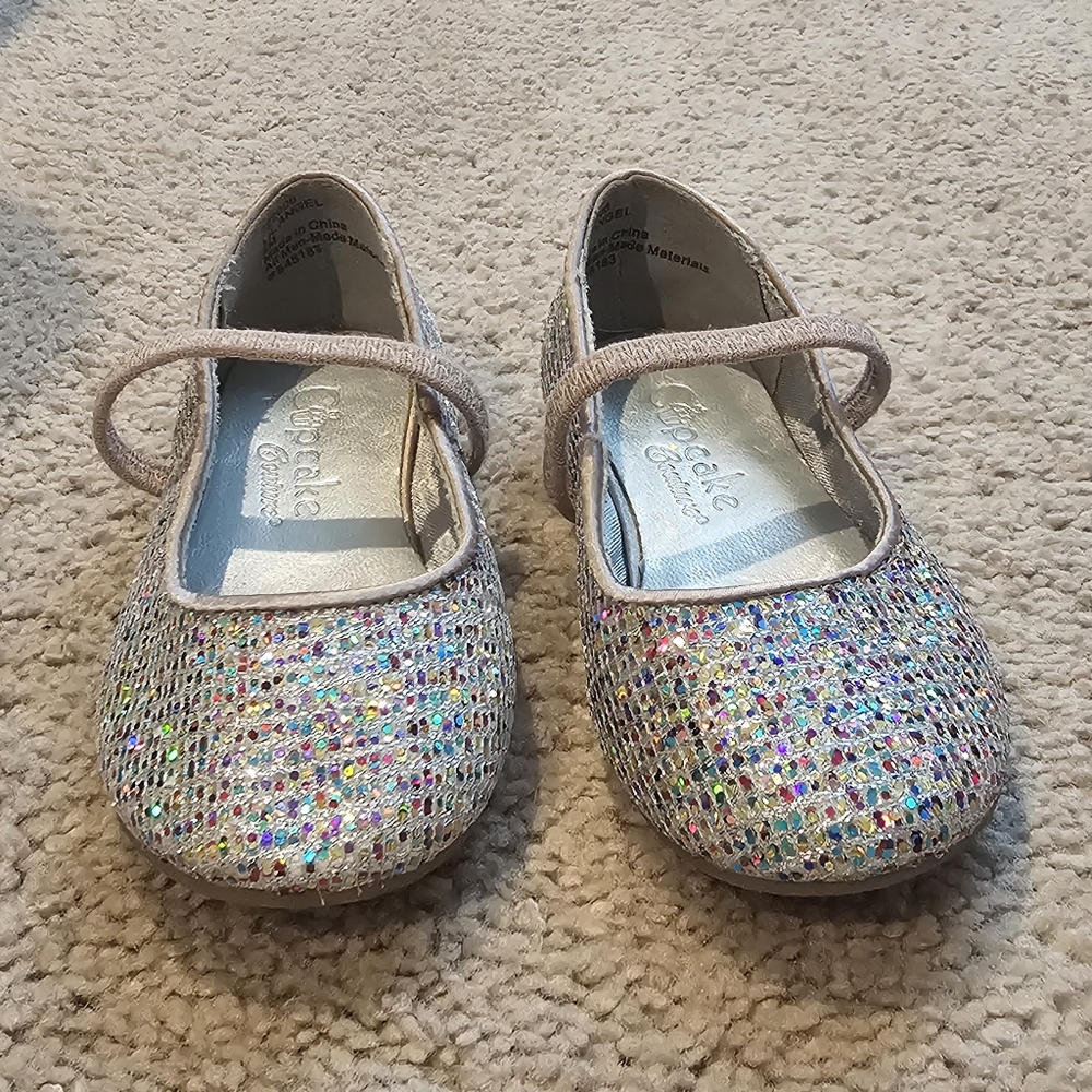 Cupcake toddler colorful flats